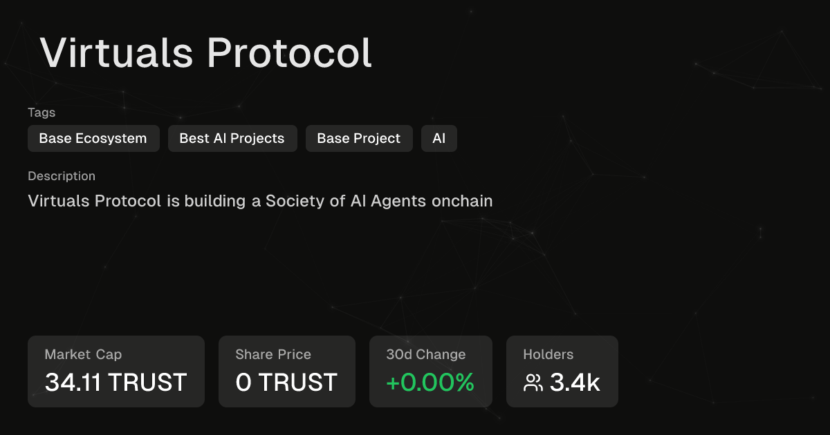 Virtuals Protocol | Intuition