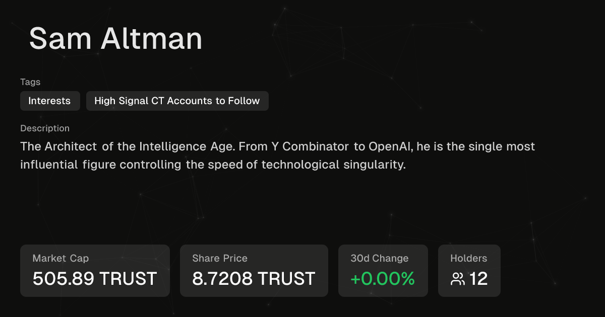 Sam Altman | Intuition