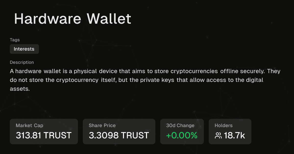 Hardware Wallet | Intuition