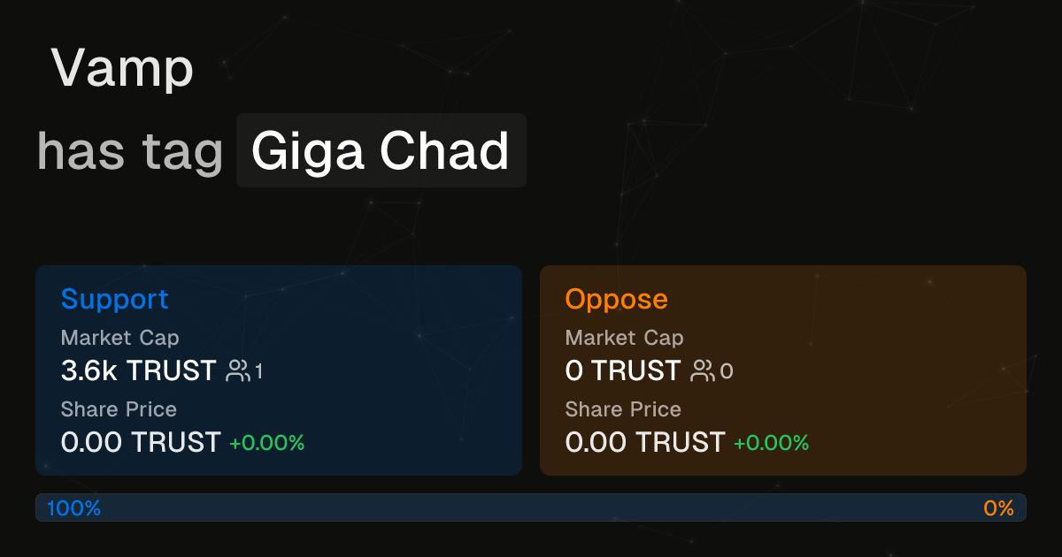 Vamp has tag Giga Chad | Intuition